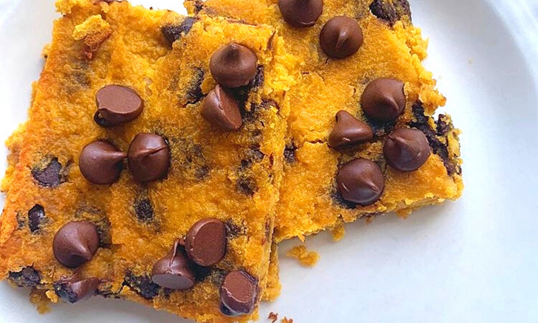 Pumpkin Chickpea Blondies – B.T.R. Bar