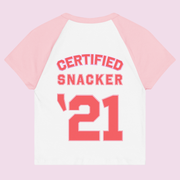 "Certified Snacker" Baby Raglan Tee