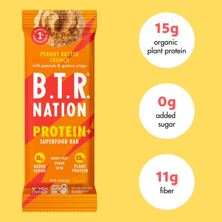 High Protein Peanut Butter Crunch PROTEIN+ (12 Count)
