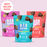 VARIETY PACK Dark Chocolate Superfood Nut Butter Hearts (3 BAGS)