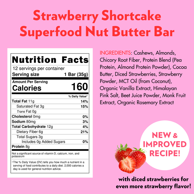 Strawberry Shortcake Superfood Bar Bundle (36 Count)