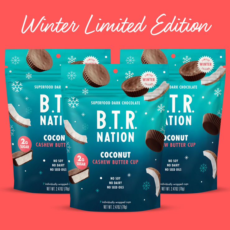 WINTER LIMITED EDITION DARK CHOCOLATE COCONUT CUP