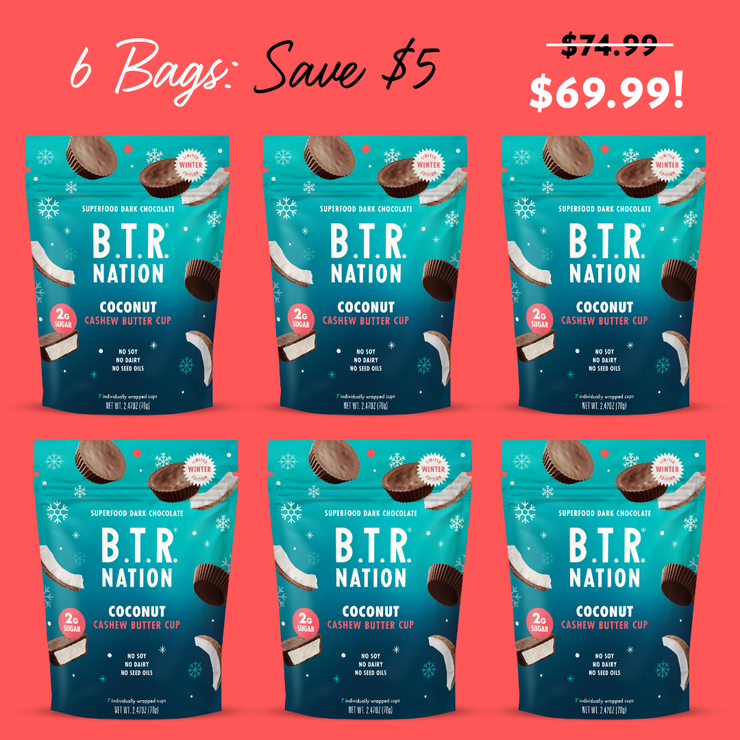 WINTER LIMITED EDITION DARK CHOCOLATE COCONUT CUP