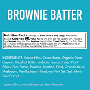 Dark Chocolate Superfood Truffle Cups: Brownie Batter (18 cups)